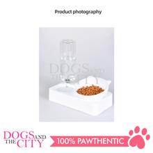 Load image into Gallery viewer, MRCT Automatic Pets Water Feeder with Rotating Tilted Cat/Dog Bowl LARGE 29.3x25.5x17.5cm