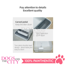 Load image into Gallery viewer, MRCT Modern Cat Litter Box Open Space White XL 56*42*24cm