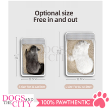 Load image into Gallery viewer, MRCT Modern Cat Litter Box Open Space White XL 56*42*24cm