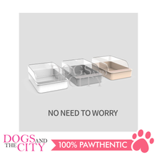 Load image into Gallery viewer, MRCT Modern Cat Litter Box Open Space White XL 56*42*24cm