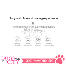 Load image into Gallery viewer, MRCT Modern Cat Litter Box Open Space White XL 56*42*24cm