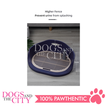 Load image into Gallery viewer, MRCT Potty Train High Fence Toilet with Removable Post for Dogs and Cats 50.5x35.5x18cm