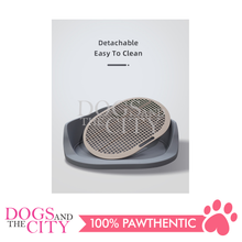 Load image into Gallery viewer, MRCT Potty Train High Fence Toilet with Removable Post for Dogs and Cats 50.5x35.5x18cm