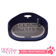 Load image into Gallery viewer, MRCT Potty Train High Fence Toilet with Removable Post for Dogs and Cats 50.5x35.5x18cm