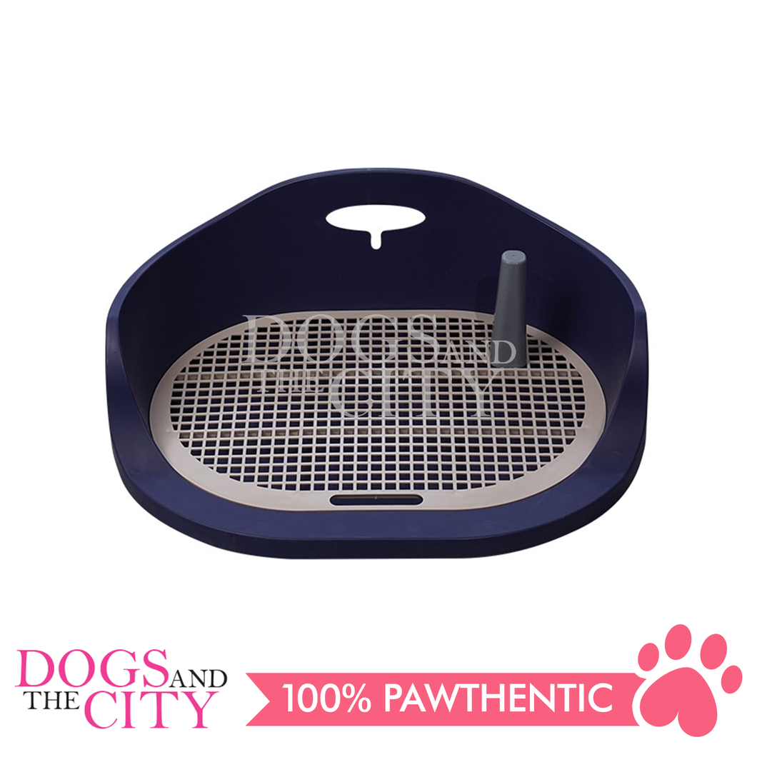MRCT Potty Train High Fence Toilet with Removable Post for Dogs and Cats 50.5x35.5x18cm
