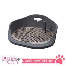 Load image into Gallery viewer, MRCT Potty Train High Fence Toilet with Removable Post for Dogs and Cats 50.5x35.5x18cm