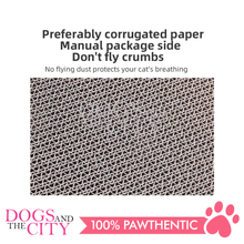 Load image into Gallery viewer, MRCT Compass Pets Corrugated Cat Scratch Replacement Pad Scratcher Inner Core LARGE 40x40x10cm