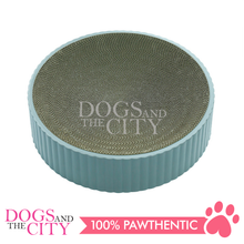 Load image into Gallery viewer, MRCT Compass Pets Corrugated Cat Scratch Pad Furniture Scratcher Inner Core LARGE Grey 40x40x10cm