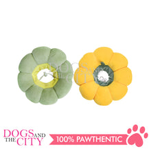 Load image into Gallery viewer, MRCT Pets Protector Cover Collar Soft Plush Pumpkin YELLOW for Dogs and Cats