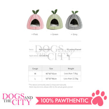 Load image into Gallery viewer, MRCT Melon Cozy Dome Pet House Bed (Green) for Dog and Cat