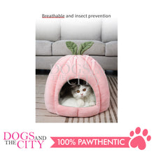 Load image into Gallery viewer, MRCT Melon Cozy Dome Pet House Bed (Grey) for Dog and Cat 50x48cm