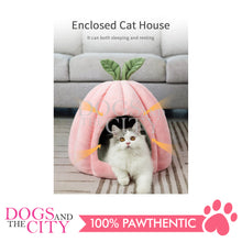 Load image into Gallery viewer, MRCT Melon Cozy Dome Pet House Bed (Grey) for Dog and Cat 50x48cm