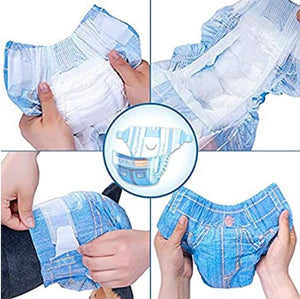 Pet Soft Denims Diaper X-Large 8's - All Goodies for Your Pet