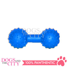Load image into Gallery viewer, PAWISE 14731 Dura-Rubber Dumbell w/Bell 4.5inches