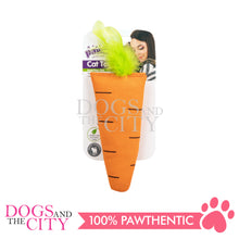 Load image into Gallery viewer, Pawise 28175 Catnip Filled Carrot Interactive Cat Toy 17cm