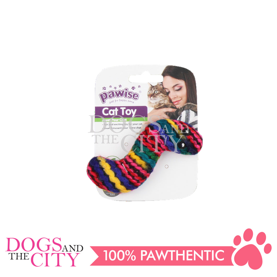 PAWISE  28343 Meow Meow Life - Wool Worm Cat Toys