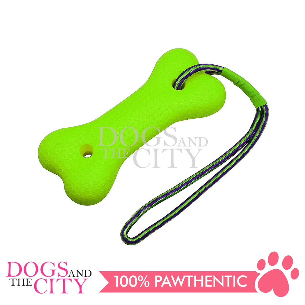 SLP FT015 DuraFoam Bone With Rope Dog Toy 25cm