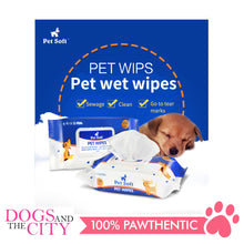 Load image into Gallery viewer, Pet Soft Pet Wipes 100 Count for Dogs and Cats