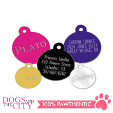 Load image into Gallery viewer, Personalized Pet Tags Bone Shape Small 29x18mm - All Goodies for Your Pet
