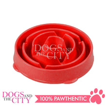 Load image into Gallery viewer, PAWISE 11093 Dog Droplet Slow Feeder Interactive Pet Bowl - Small 22cm