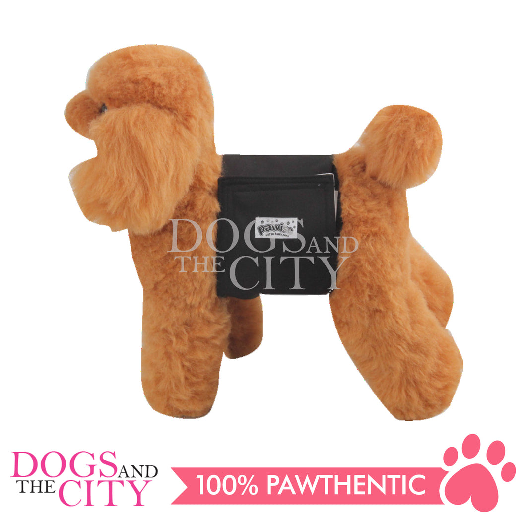 Pawise 12957 Premium Reusable Wrap Diapers for Male Dogs - Extra Small 3pcs/pack