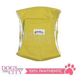 Pawise 12961 Premium Reusable Wrap Diapers for Male Dogs - L2 3pcs/pack