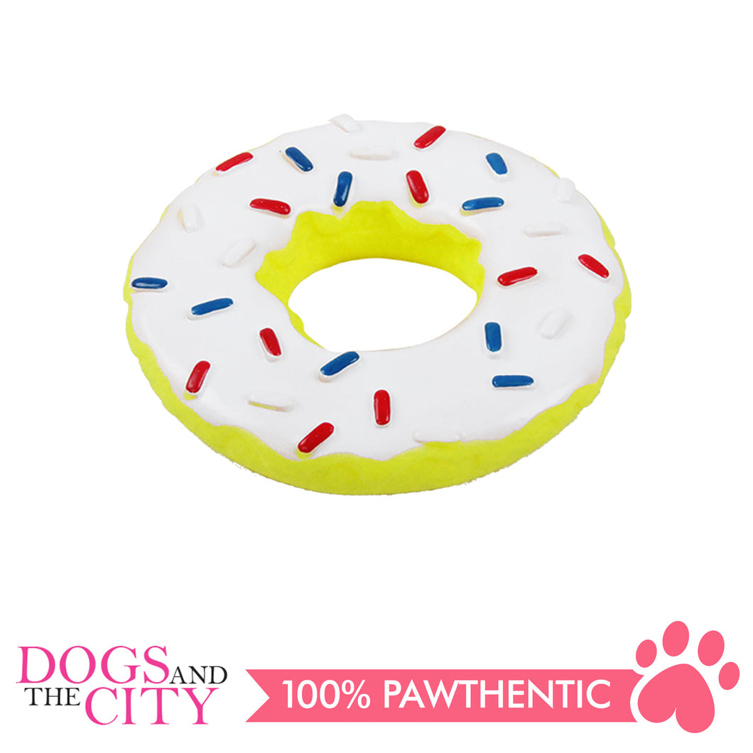 Pawise 14127 Vinyl Dog Toy Sprinkle Donut 14x14x3cm - All Goodies for Your Pet