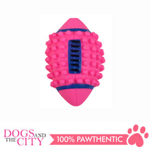 Load image into Gallery viewer, Pawise 14146 Vinyl Dog Toy Spiky Football 12.5x7.5x7.5cm - All Goodies for Your Pet