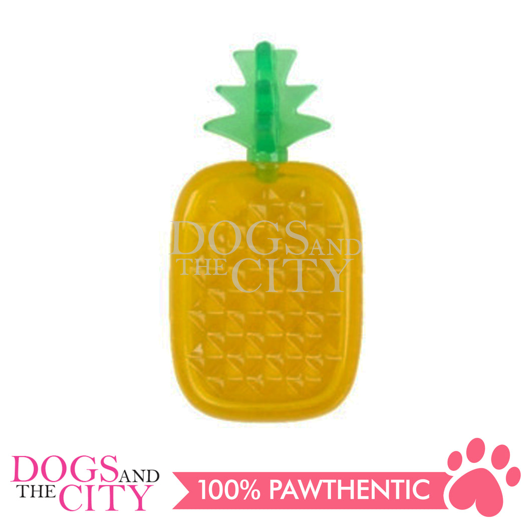 PAWISE 14435 Dog Summer Cooling - Pineapple Freezable Pet Toy 15x7.5cm