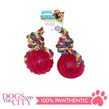 Load image into Gallery viewer, Pawise 14545 Dog Toy TPR 2 Balls w/Rope - All Goodies for Your Pet