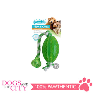 Pawise 14560 Dog Toy Play n Chew Football - All Goodies for Your Pet