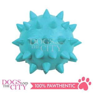 PAWISE 14715 Star Spiky Dental Toy Pet Ball w/ Bell 2.5 inches for Dog