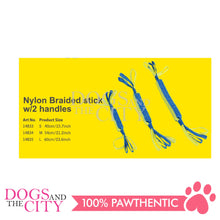 Load image into Gallery viewer, PAWISE 14834 Nylon Braided Stick w/2 handles - Medium 20cm Dog Toy
