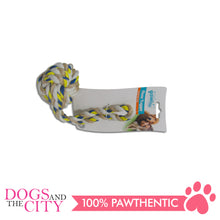 Load image into Gallery viewer, Pawise 14853 Dog Toy Floss Tugger Ball w/ Handle 26cm