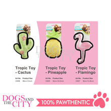 Load image into Gallery viewer, PAWISE 15007 Tropical Dog Plush Toy - Flamingo  24cm