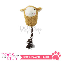 Load image into Gallery viewer, PAWISE 15013 Pet Plush Llama with Rope Chew Toy for Dogs and Puppy 26cm