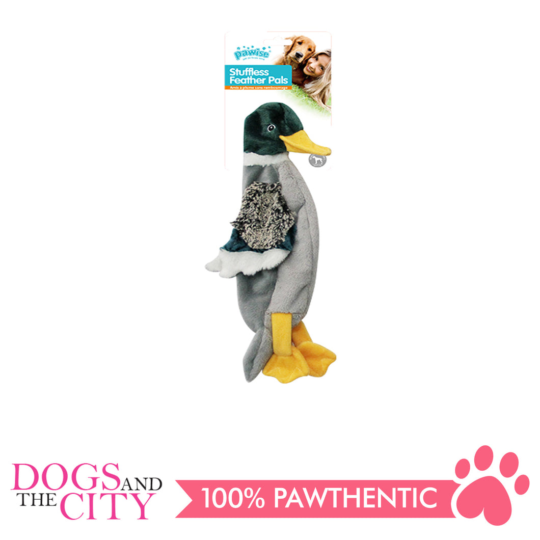 Pawise 15073 Stuffless Duck Plush Pet Toy Small - All Goodies for Your Pet