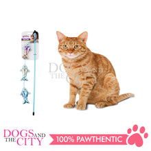 Load image into Gallery viewer, PAWISE 28315 Fishing Life No. 3 Teaser Fishing Rod Toys for Cats
