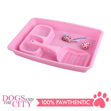 Load image into Gallery viewer, Pawise 28948 4-Piece Cat Starter Kit Pink - All Goodies for Your Pet